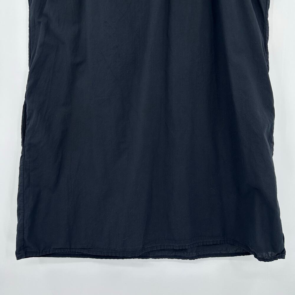 Stark X Dreamy Ruffle Dress XS Black Cotton Mini Shift Flutter Sleeve Peasant - Picture 5 of 12